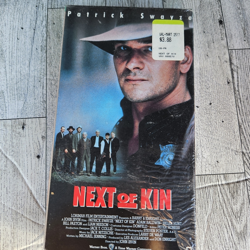 Next Of Kin VHS Patrick Swayze Action Rated R 1991